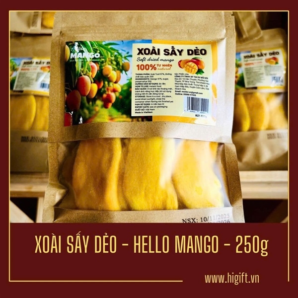 Xoài Sấy Dẻo – Hello Mango-250g