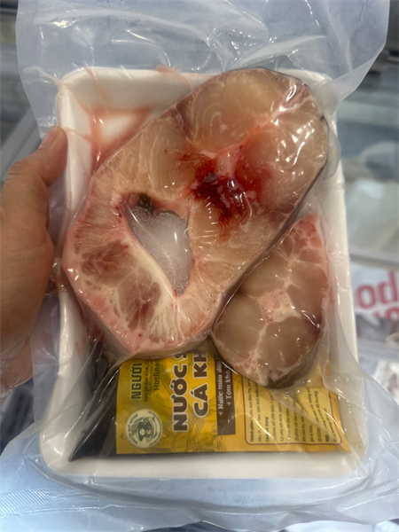 Cá dứa cắt khoanh kho tộ 300GR