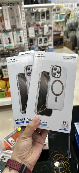 Ốp iPHONE 16 Pro Max 6.9 KEEPHONE DAZZLE Magsafe