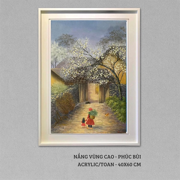 Nắng vùng cao - Phúc Bùi - 40x60 cm