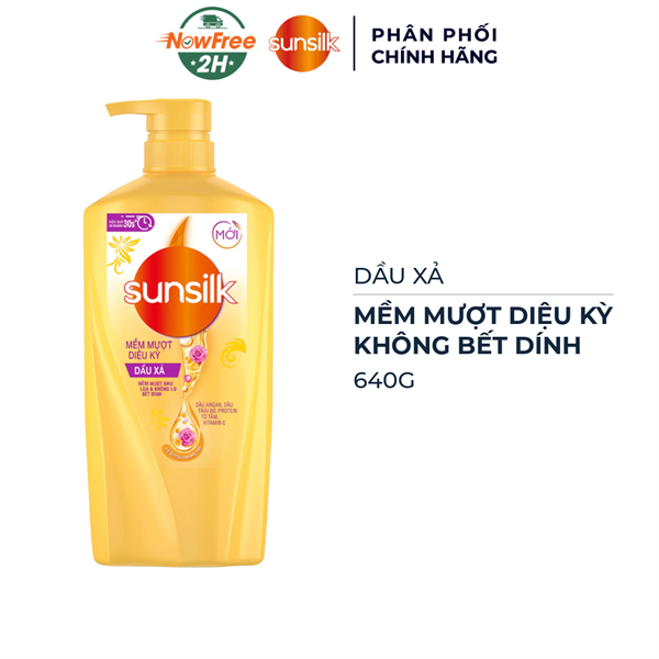 Dầu Xả Sunsilk Mềm Mượt Diệu Kỳ 640G
