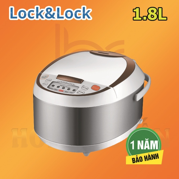 Nồi Cơm Điện Tử LOCK&LOCK 1.8 Lít EJR351BRW