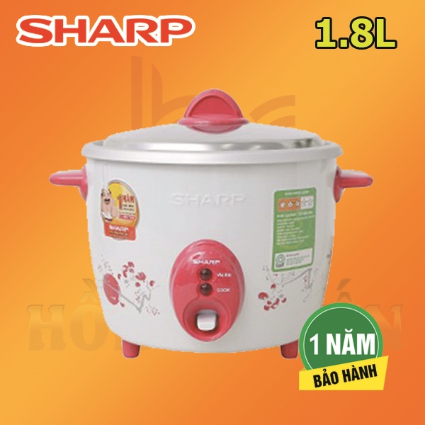 Nồi Cơm Nắp Rời SHARP 1.8 Lít KSH-D18V