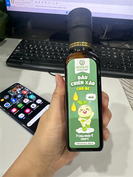 Dầu chiên xào Anpaso vị oliu 100ml