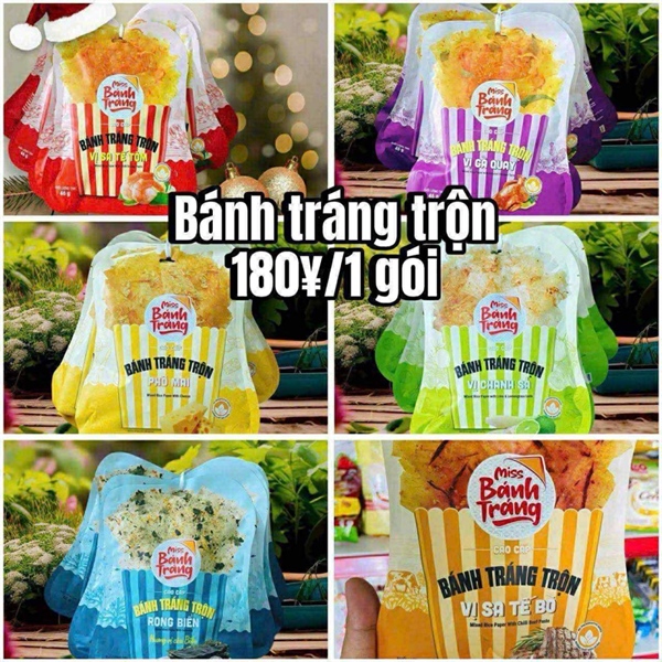 60 gói bánh tráng 6vị (Sỉ)