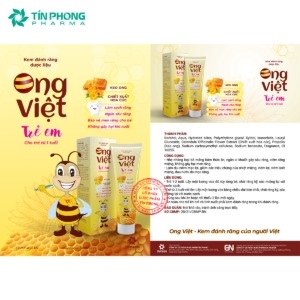 Kem Đánh Răng Dược Liệu Ong Việt Trẻ Em