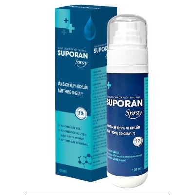 Dung dịch rửa vết thương SUPORAN SPRAY 100ml