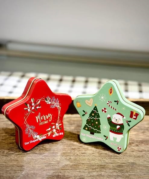 Bánh Quy Hình Ngôi Sao Merry Christmas - 38gr