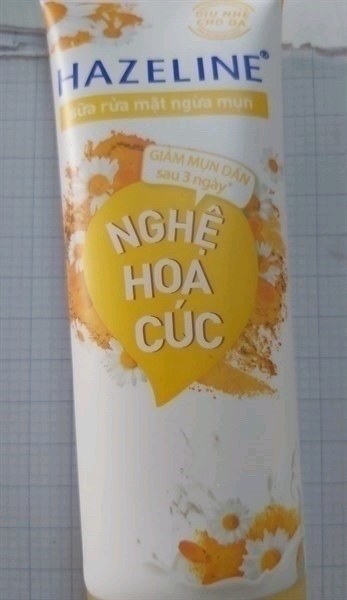 HAZELINE Sữa Rửa Mặt Nghệ Hoa Cúc 100G (1+GRM CICA 40g )/24 bộ