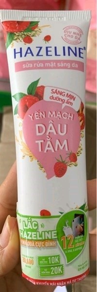Hazeline sữa rửa mặt yến mạch & dâu tằm 50g/24 -Tuýp
