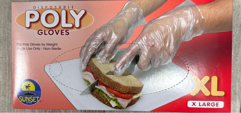 Poly gloves