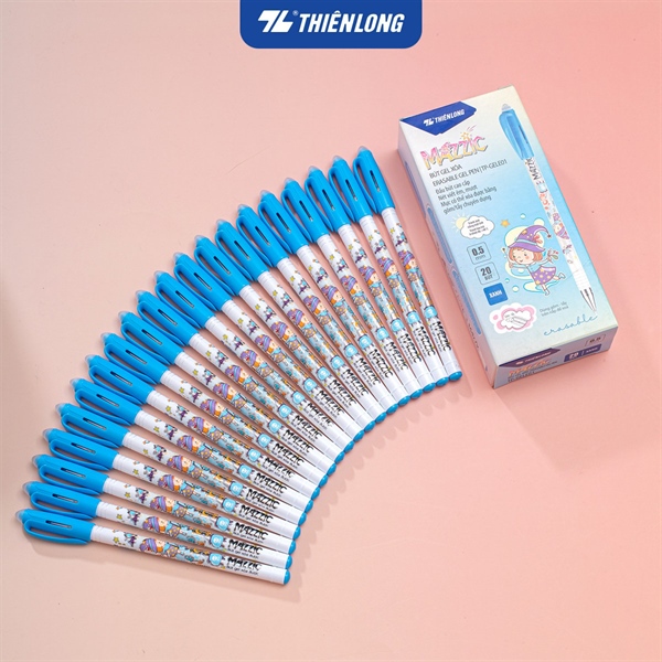 Bút gel Thiên Long tp GEL01 xóa được xanh