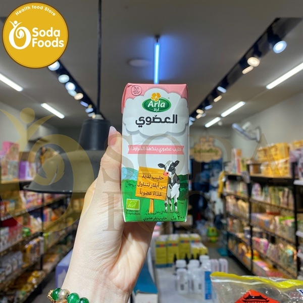 Sữa tươi hữu cơ Arla 200ml - Dâu 1Y+