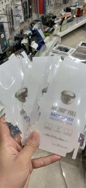 Dán PPF-S iPHONE 17 Pro 6.3 mặt sau