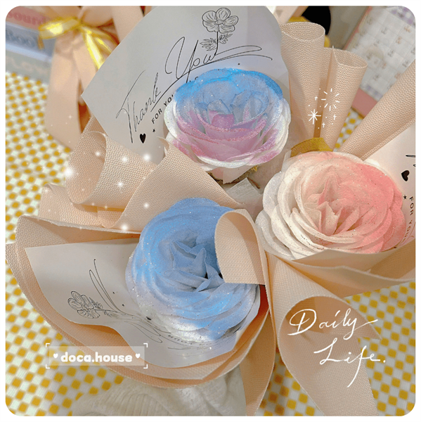 Túi Quà Hoa Hồng Nhũ