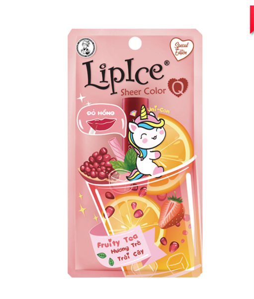Son dưỡng môi Lipice Sheer Color Q (Fruity Tea) 2,4g - Rohto (Thỏi)