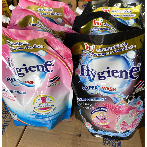 Combo2 bịch Nước Giặt Xả 2in1 Hygiene Nhập Khẩu Thái Lan 1800ml