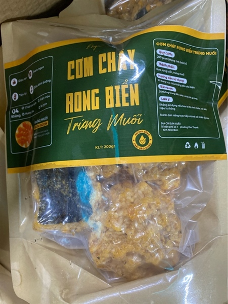 Cơm cháy rong biển trứng muối 200g