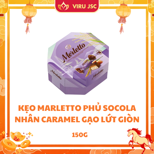 2670 - Kẹo Socola Merletto Gạo lứt - Hộp 150g
