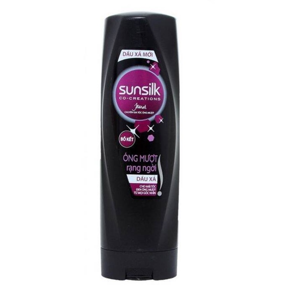 Dầu Xả Sunsilk Đen Óng Mượt Rạng Ngời Chai 320Gr