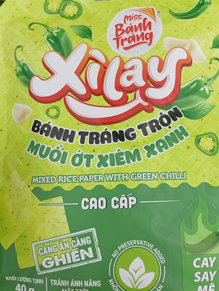 Bánh tráng trộn miss ớt xiêm xanh 40g