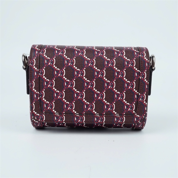 Túi GG đeo chéo đỏ nâu (802029-525040) sz17 (PN) KG+