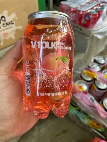 Nước soda Hàn vị đào