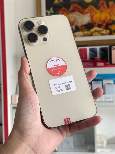 Iphone 14PROMAX 128GB Vàng Gold
