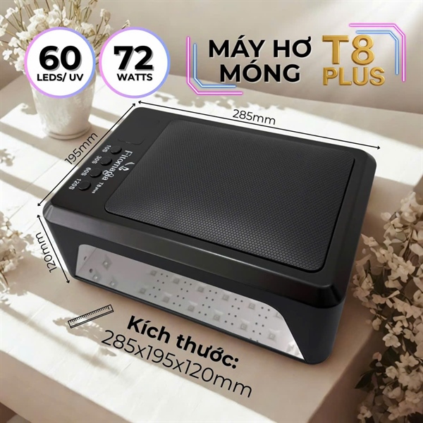 Máy hơ gel T8 PLUS FITOMAGIA màu đen