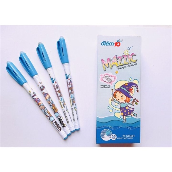 Hộp 20 bút gel xoá Thiên Long mazzic TP-GELE01-GRE002
