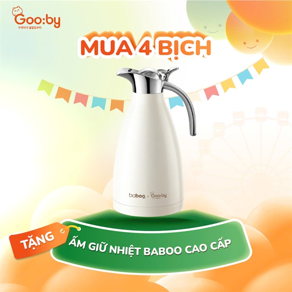 Ấm giữ nhiệt Baboo cao cấp