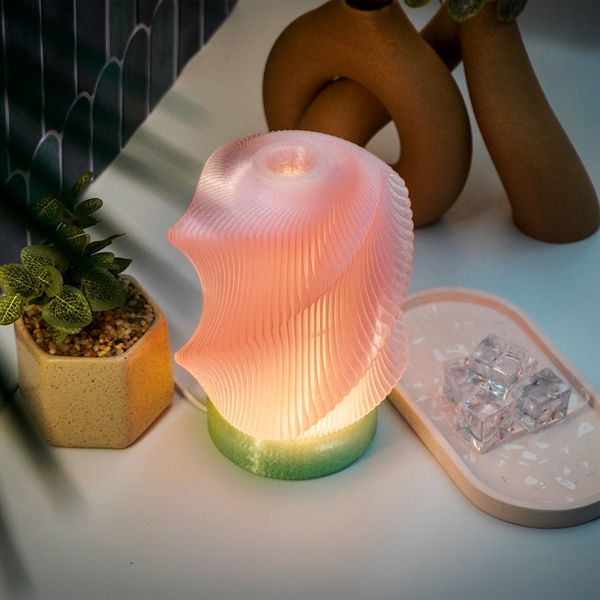 Đèn Decor cao cấp HELIXA – 3 chế độ màu - Trang trí bàn làm việc - Phòng khách - Quán Cafe