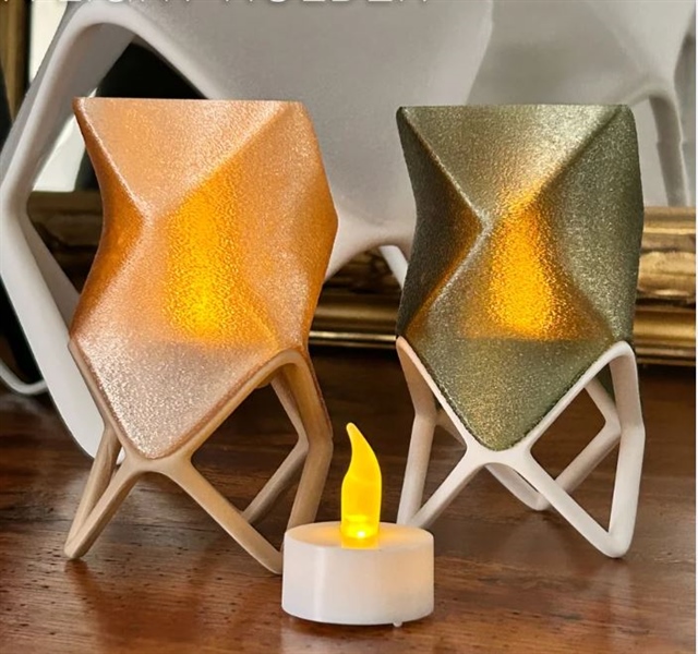 Đèn Trang Trí Bàn Học - Tiệc Sinh Nhật - Tiệc cưới - ORIGAMI MINI - Sử dụng led Tealight dùng pin (đã có sẵn)