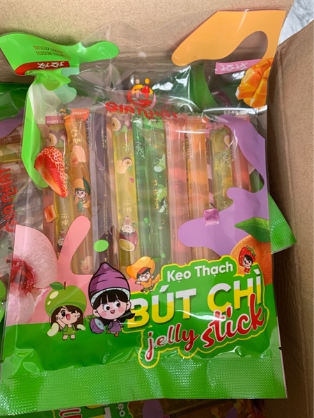 Kẹo Thạch Bút Chì jelly stick