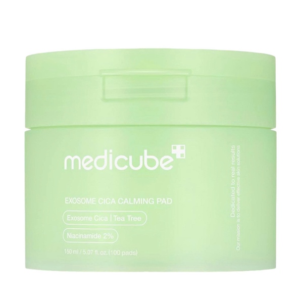 [Hàng Công Ty] MEDICUBE Toner Pad Exosome Cica Calming - Xanh 150ml