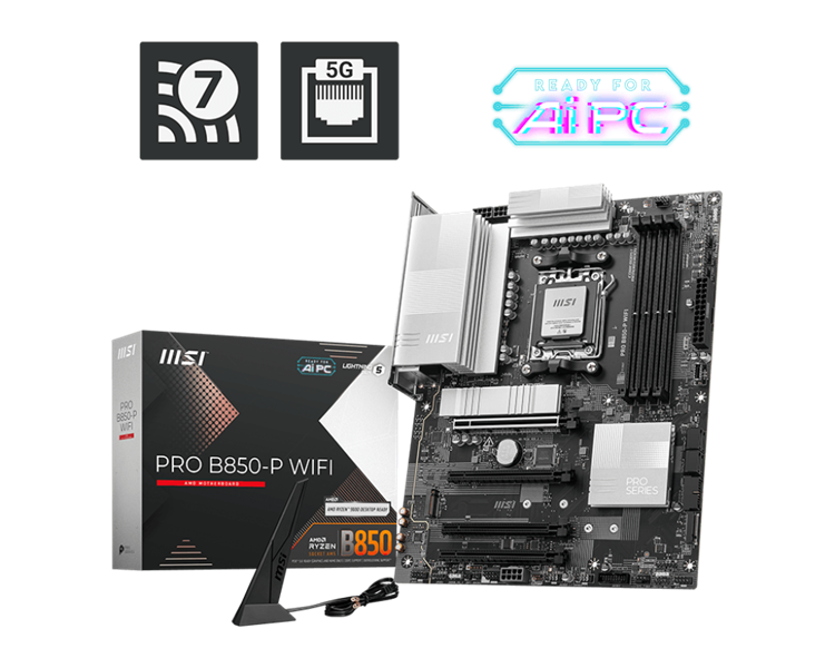 Mainboard MSI PRO B850-P WIFI DDR5 (Socket AM5)