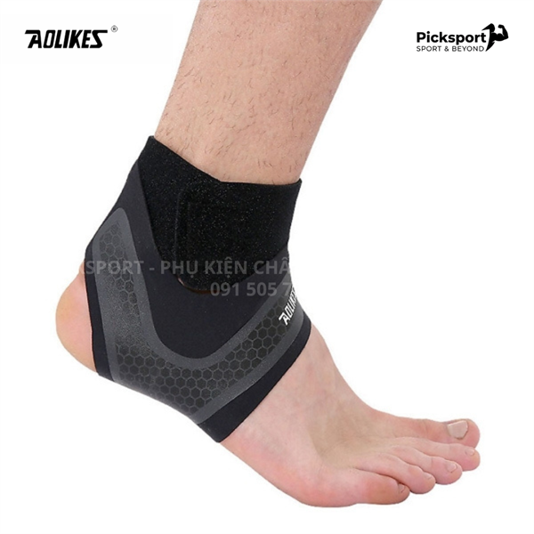 Aolikes HH-7130A Băng bảo vệ Cổ chân/Mắt cá chân thể thao - Dùng cho Chạy bộ, Vận động - Mỏng, nhẹ, thoáng khí, Chống bong gân