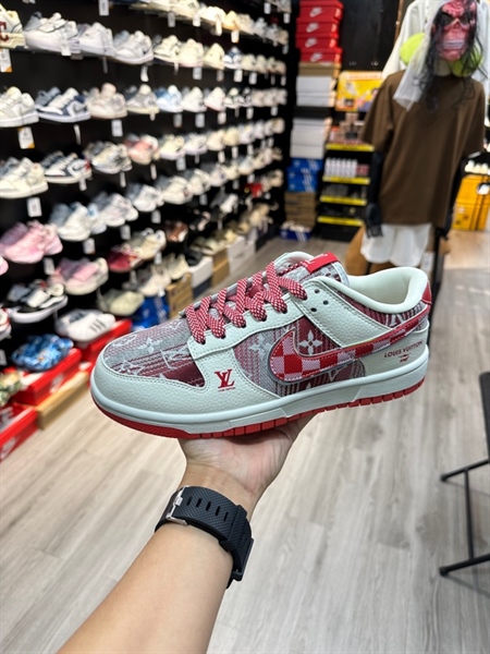 Nike Louis Vuitton Trắng Đỏ