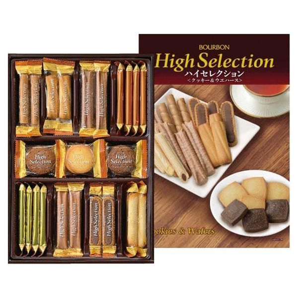 Bánh quy cao cấp tổng hợp Bourbon High Selection Cookies & Wafers 33 cái