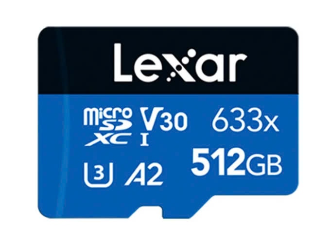Thẻ nhớ 512GB Lexar (1Y)
