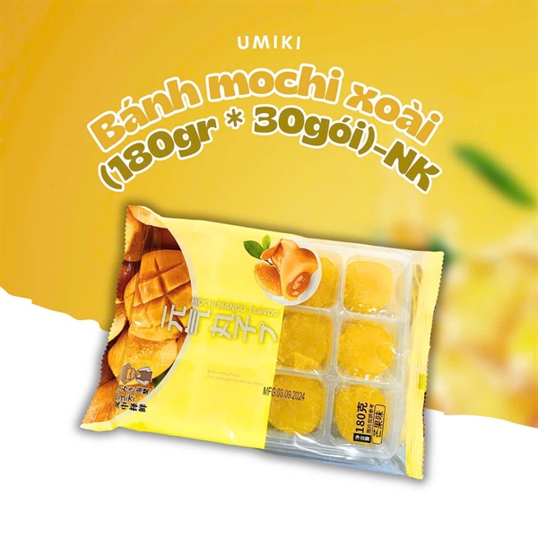 Bánh Mochi UMIKI vị xoài 180G