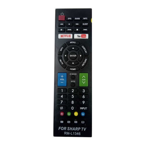 Remote điều khiển Tivi Sharp (tặng kèm pin)