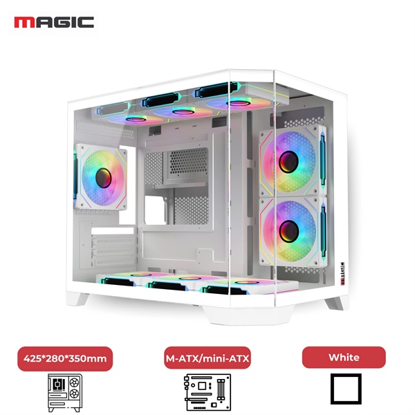 Case MAGIC CUBI-M PRO Trắng
