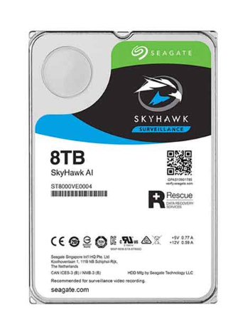 Ổ cứng giám sát SEAGATE SkyHawk AI 8TB ST8000VE001