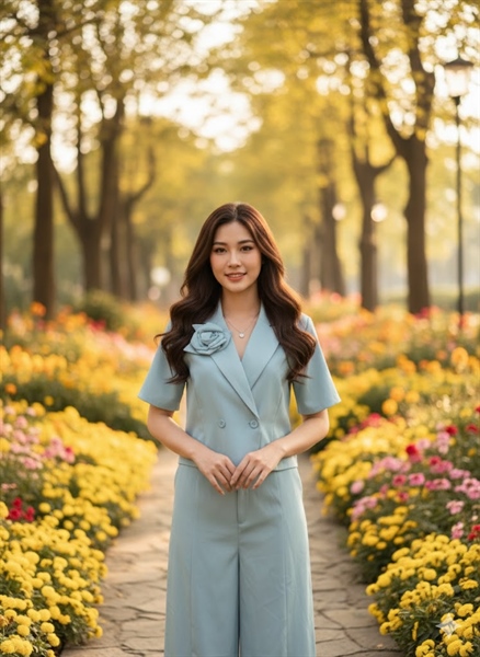BỘ VEST XANH BIỂN