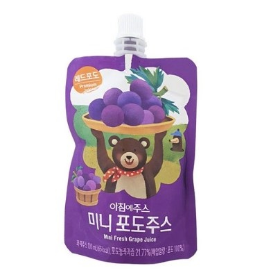 Nước ép trái cây mini Fresh hiệu seoul milk