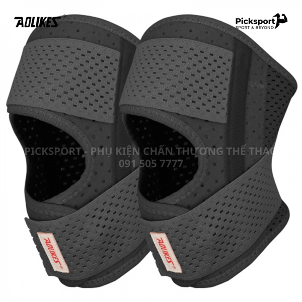 Aolikes HX-7901 Bó gối/Băng bảo vệ đầu gối mỏng thoáng khí - Dùng cho Chạy bộ, Bóng rổ - Bảo vệ khớp gối, Tùy chỉnh