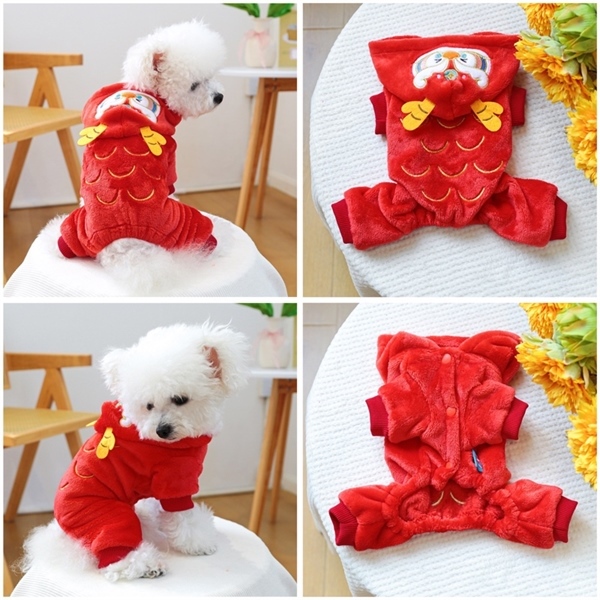 PC - Bộ liền đỏ có mũ kỳ lân