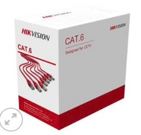 Dây mạng CAT6 Hikvision DS-1LN6UZC0 hộp đỏ dây xám