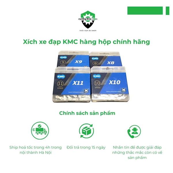 Khóa xích KMC hàng rời không hộp